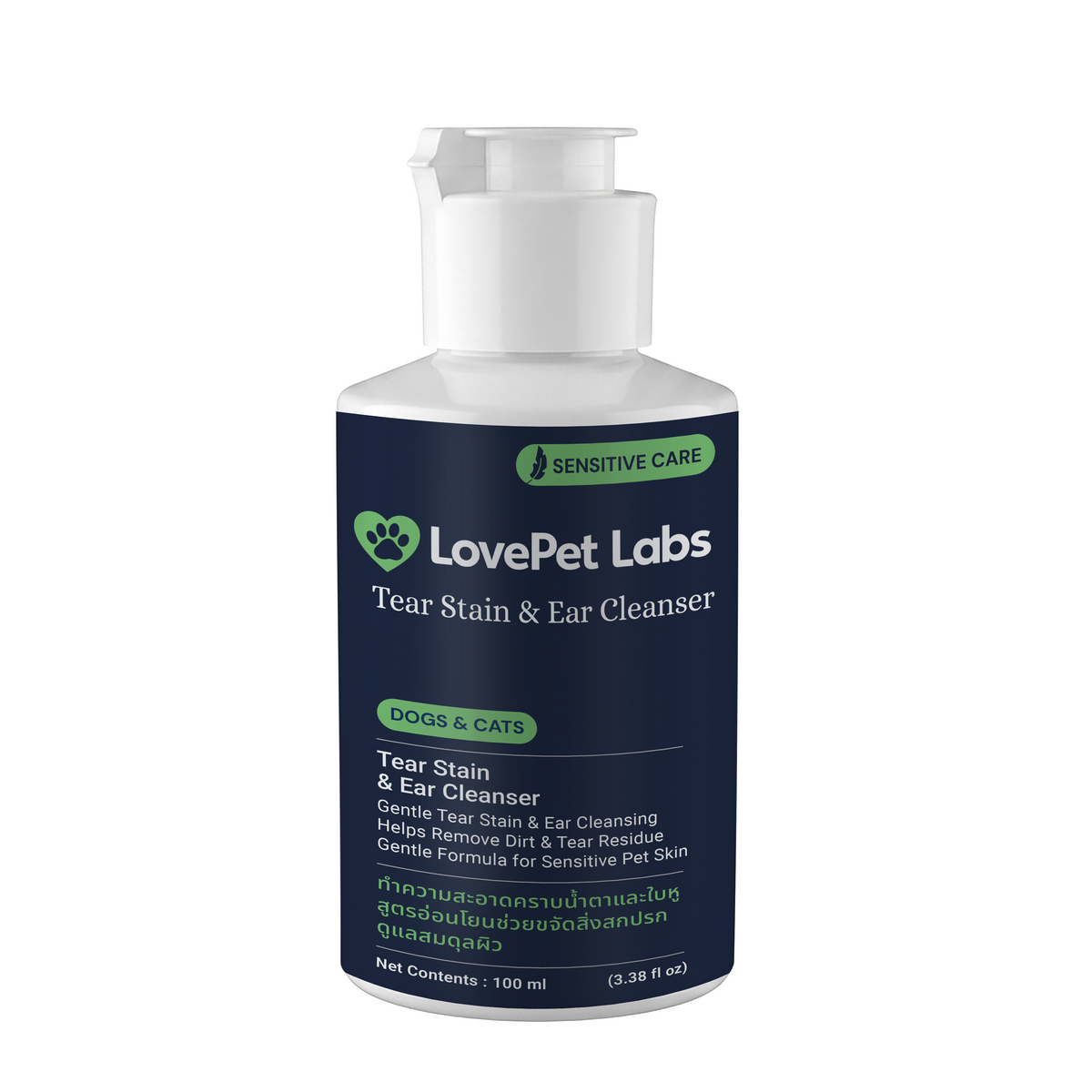 LovePet Labs Tear Stain & Ear Cleanser 100 ml